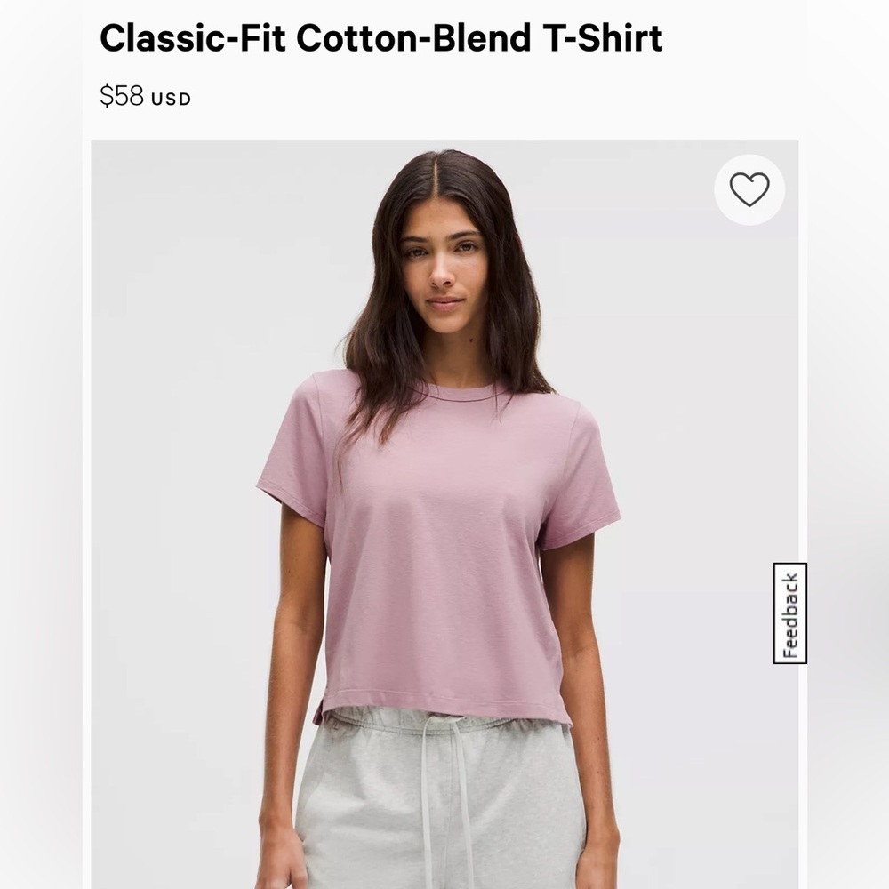 Lululemon pink shirt. Size 6